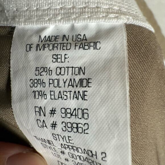 Theory Thaniel Approach Khaki Tan Slim Fit Pull-On Office Work Pants Size 4 - Picture 8 of 8